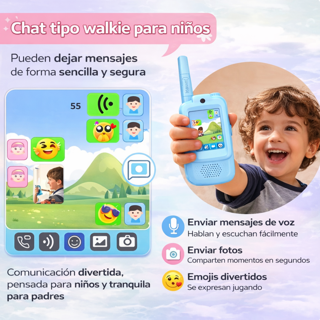 Video Walkie Talkie para niños